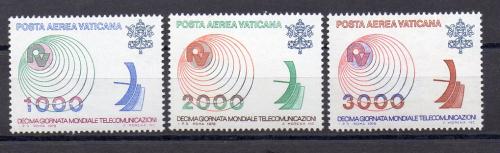 Vatican Airmail Year 1978 No. Yvert 63/65 (**)